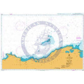 British Admiralty Nautical Chart 2121: Algeria and Tunisia, Cap de Fer (Ras el Hadid) to Îles Cani